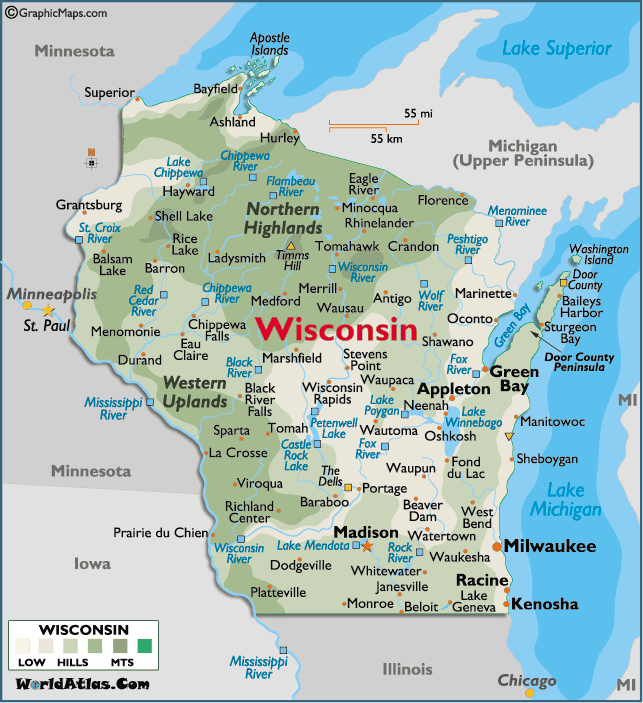 Milwaukee map